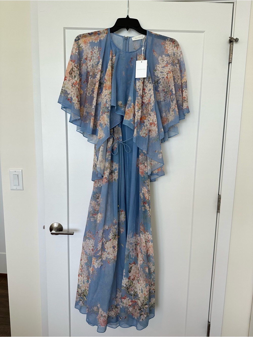 Zimmermann Cascadian cotton and silk georgette tiered maxi dress - Picture 5 of 13